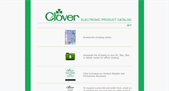 Desktop Screenshot of clovercatalog.com